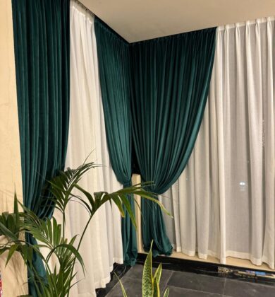 Blackout curtains 17 Wallpaper Curtains Service UAE
