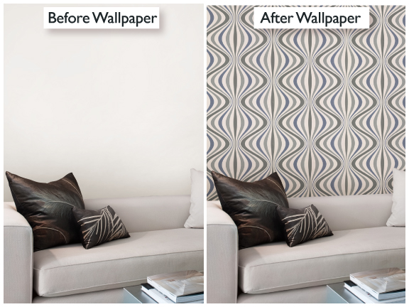 BnA Wallpaper retro Wallpaper Curtains Service UAE