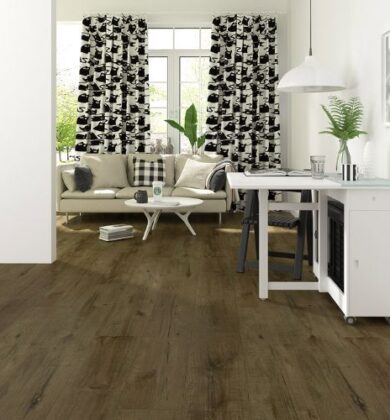 Provence Smoke in Living Room Wallpaper Curtains Service UAE