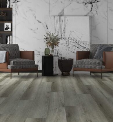 Smokey Grey Wallpaper Curtains Service UAE