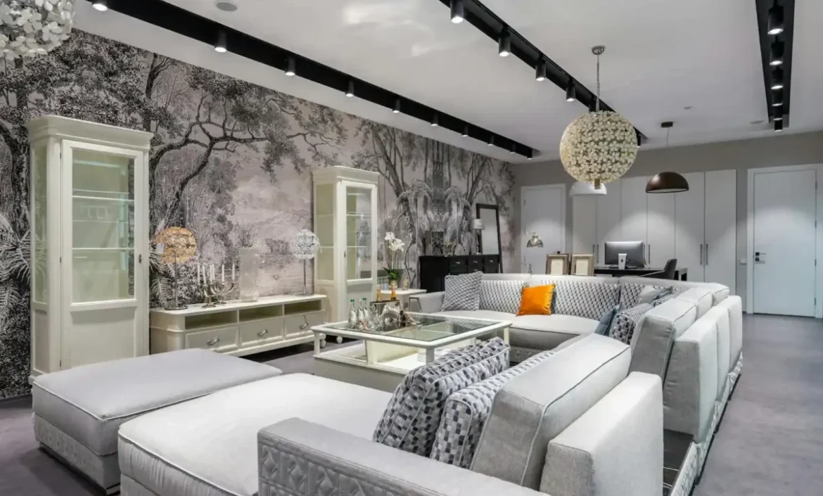 nature inspired luxury 3d wallpaper design for living room 1200x800 1 Wallpaper Curtains Service UAE